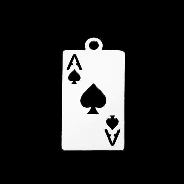 PandaHall 304 Stainless Steel Pendants, Laser Cut, Playing Card A, Stainless Steel Color, 19x10x1mm, Hole: 1.5mm 304 Stainless Steel Playing...
PandaHall 304 Stainless Steel Pendants, Laser Cut, Playing Card A, Stainless Steel Color, 19x10x1mm, Hole: 1.5mm 304 Stainless Steel Playing...