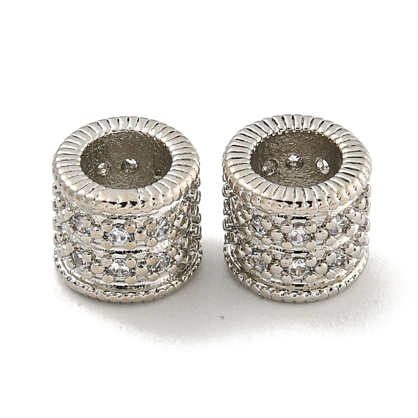 PandaHall Rack Plating Brass Micro Pave Clear Cubic Zirconia European Beads, Large Hole Beads, Long-Lasting Plated, Lead Free & Cadmium Free...
PandaHall Rack Plating Brass Micro Pave Clear Cubic Zirconia European Beads, Large Hole Beads, Long-Lasting Plated, Lead Free & Cadmium Free...