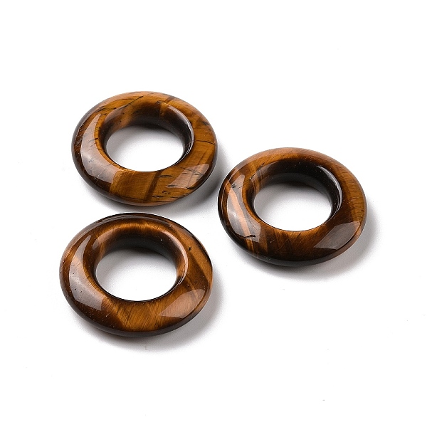 PandaHall Natural Tiger Eye Pendants, Ring Charms, 30x7mm, Hole: 15.5mm Tiger Eye Ring
PandaHall Natural Tiger Eye Pendants, Ring Charms, 30x7mm, Hole: 15.5mm Tiger Eye Ring
