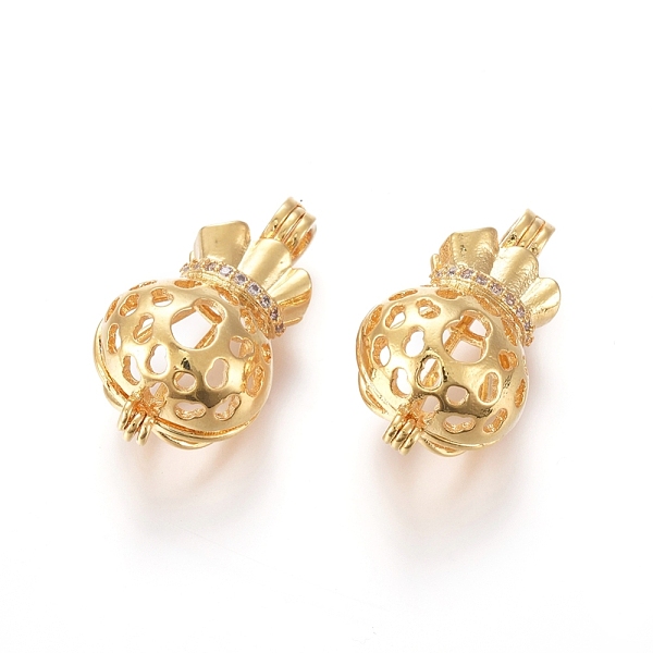 PandaHall Brass Micro Pave Clear Cubic Zirconia Locket Pendants, Cage Pendants, Long-Lasting Plated, Lucky Bag, Golden, 25.5x13.5x10mm, Hole...
PandaHall Brass Micro Pave Clear Cubic Zirconia Locket Pendants, Cage Pendants, Long-Lasting Plated, Lucky Bag, Golden, 25.5x13.5x10mm, Hole...