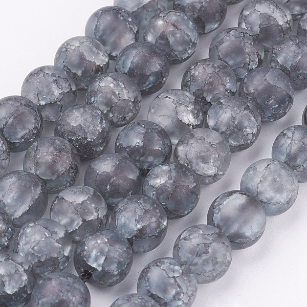 PandaHall Synthetic Crackle Quartz Bead Strands, Round, Dyed, Frosted, Gray, 8mm, Hole: 1mm, about 50pcs/strand, 15.75 inch Crackle Quartz...
PandaHall Synthetic Crackle Quartz Bead Strands, Round, Dyed, Frosted, Gray, 8mm, Hole: 1mm, about 50pcs/strand, 15.75 inch Crackle Quartz...