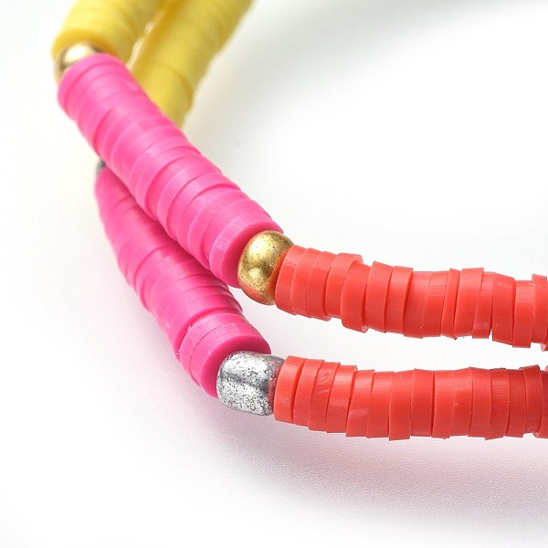 PandaHall Stretch Bracelet Sets, with Polymer Clay Heishi Beads and Electroplate Glass Seed Beads, Colorful, 1-5/8 inch(4.3cm), 2pcs/set...
PandaHall Stretch Bracelet Sets, with Polymer Clay Heishi Beads and Electroplate Glass Seed Beads, Colorful, 1-5/8 inch(4.3cm), 2pcs/set...