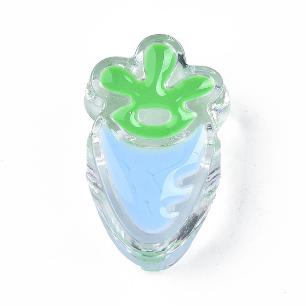PandaHall Transparent Acrylic Enamel Beads, Carrot, Light Sky Blue, 23x15x9mm, Hole: 3.5mm Acrylic Vegetables
PandaHall Transparent Acrylic Enamel Beads, Carrot, Light Sky Blue, 23x15x9mm, Hole: 3.5mm Acrylic Vegetables