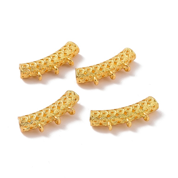 PandaHall Hollow Alloy Curved Tube Bails, Loop Bails, Hanger Links, Matte Gold Color, 9.5x23.5x5mm, Hole: 1.4mm, Inner Diameter: 3mm Alloy...
PandaHall Hollow Alloy Curved Tube Bails, Loop Bails, Hanger Links, Matte Gold Color, 9.5x23.5x5mm, Hole: 1.4mm, Inner Diameter: 3mm Alloy...