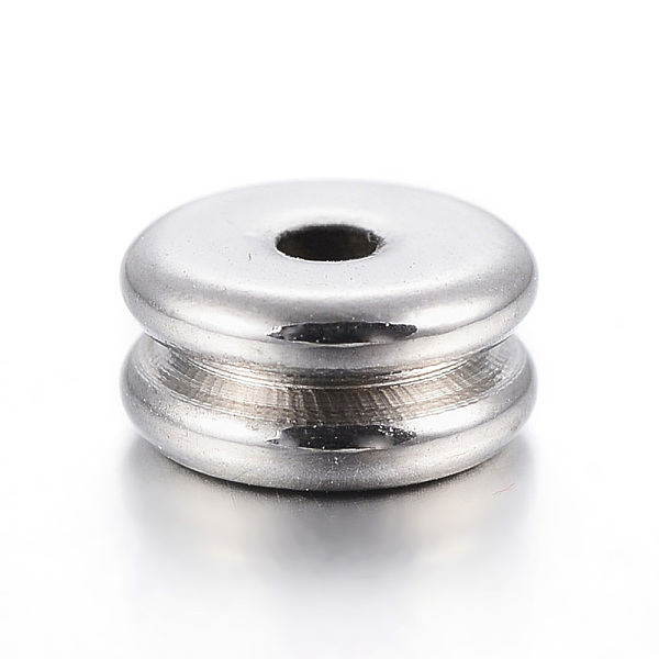 PandaHall 304 Stainless Steel Spacer Beads, Grooved Beads, Flat Round, Stainless Steel Color, 6x3mm, Hole: 2mm 304 Stainless Steel Flat...
PandaHall 304 Stainless Steel Spacer Beads, Grooved Beads, Flat Round, Stainless Steel Color, 6x3mm, Hole: 2mm 304 Stainless Steel Flat...