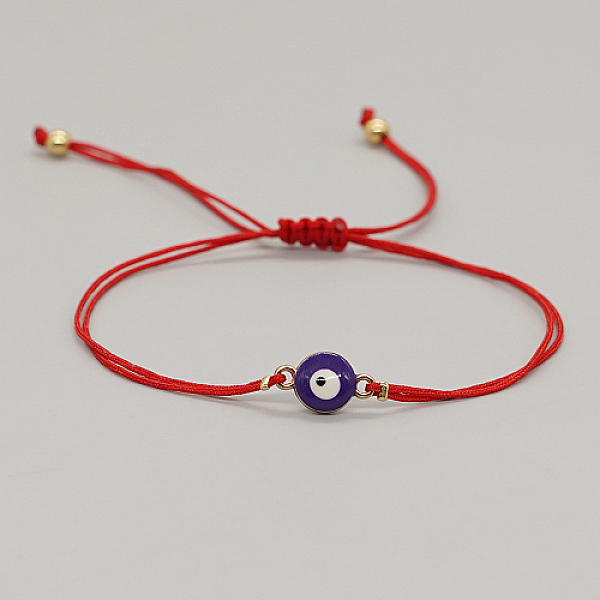 PandaHall Alloy Evil Eye Link Bracelet, Braided Adjustable Lucky Bracelet, Blue, 11 inch(28cm) Alloy Evil Eye Blue
PandaHall Alloy Evil Eye Link Bracelet, Braided Adjustable Lucky Bracelet, Blue, 11 inch(28cm) Alloy Evil Eye Blue