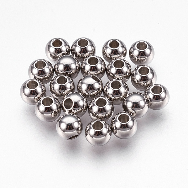 PandaHall 316 Stainless Steel Spacer Beads, Rondelle, Stainless Steel Color, 8x7mm, Hole: 2.5mm 316 Surgical Stainless Steel Rondelle
PandaHall 316 Stainless Steel Spacer Beads, Rondelle, Stainless Steel Color, 8x7mm, Hole: 2.5mm 316 Surgical Stainless Steel Rondelle