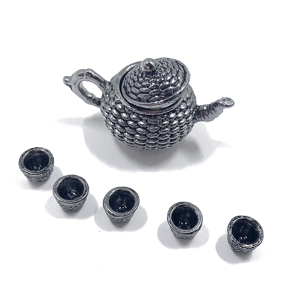 PandaHall Miniature Alloy Cup & Teapot, for Dollhouse Accessories Pretending Prop Decorations, Antique Silver, 6pcs/set Alloy Tableware
PandaHall Miniature Alloy Cup & Teapot, for Dollhouse Accessories Pretending Prop Decorations, Antique Silver, 6pcs/set Alloy Tableware