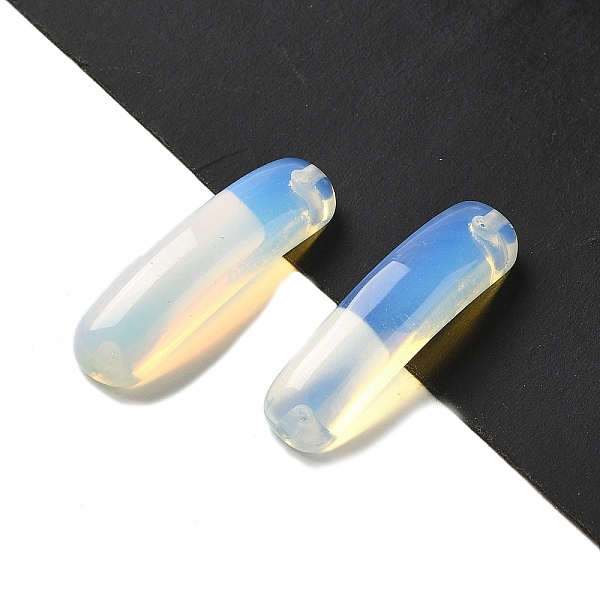PandaHall Opalite Connector Charms, Curved Rectangle Links, 36.5~37x10~10.5x7~8mm, Hole: 1.5mm & 2.4mm Opalite Rectangle
PandaHall Opalite Connector Charms, Curved Rectangle Links, 36.5~37x10~10.5x7~8mm, Hole: 1.5mm & 2.4mm Opalite Rectangle