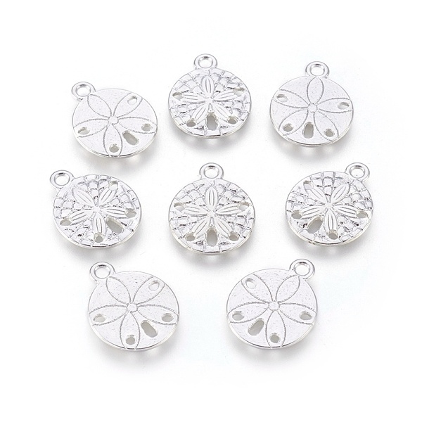 PandaHall Tibetan Style Alloy Pendants, Sand Dollar, Cadmium Free & Nickel Free & Lead Free, Platinum, 19x15x2mm, Hole: 2mm Alloy Flat Round
PandaHall Tibetan Style Alloy Pendants, Sand Dollar, Cadmium Free & Nickel Free & Lead Free, Platinum, 19x15x2mm, Hole: 2mm Alloy Flat Round