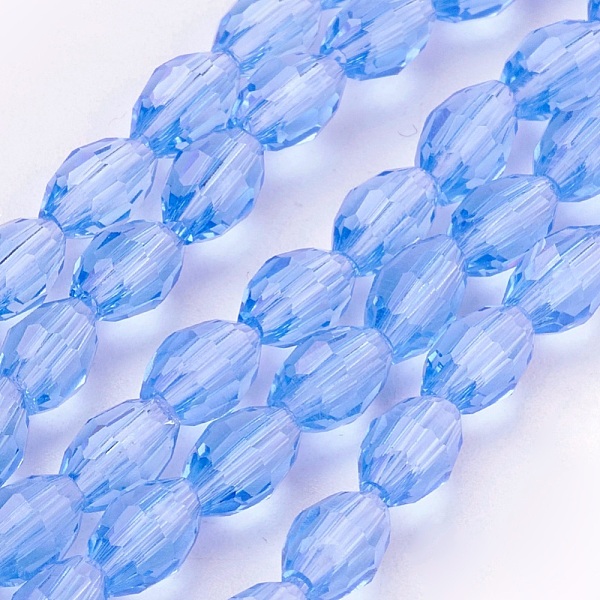 PandaHall Glass Beads Strands, Faceted, Oval, Royal Blue, 6x4mm, Hole: 1mm, about 65~70pcs/strand, 14.96 inch~15.16 inch(38~38.5cm) Glass...
PandaHall Glass Beads Strands, Faceted, Oval, Royal Blue, 6x4mm, Hole: 1mm, about 65~70pcs/strand, 14.96 inch~15.16 inch(38~38.5cm) Glass...