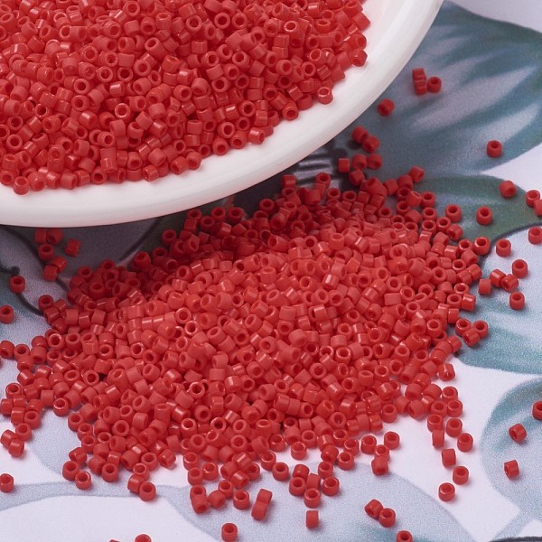 PandaHall MIYUKI Delica Beads, Cylinder, Japanese Seed Beads, 11/0, (DB0727) Opaque Vermillion Red, 1.3x1.6mm, Hole: 0.8mm, about...
PandaHall MIYUKI Delica Beads, Cylinder, Japanese Seed Beads, 11/0, (DB0727) Opaque Vermillion Red, 1.3x1.6mm, Hole: 0.8mm, about...