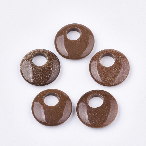 PandaHall Synthetic Goldstone Pendants, Flat Round, 28x6~7mm, Hole: 10mm Goldstone Flat Round
PandaHall Synthetic Goldstone Pendants, Flat Round, 28x6~7mm, Hole: 10mm Goldstone Flat Round