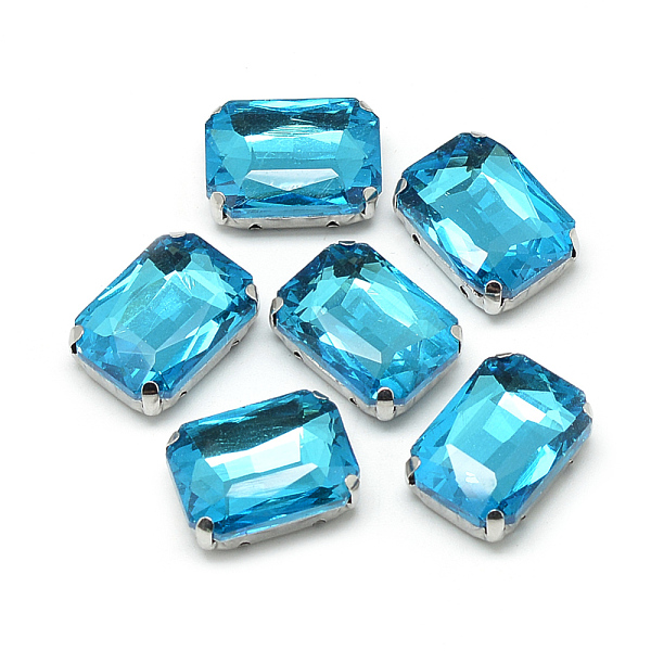 PandaHall Sew on Rhinestone, Multi-strand Links, Glass Rhinestone, with Brass Prong Settings, Garments Accessoriess, Faceted, Octagon..., Blue
PandaHall Sew on Rhinestone, Multi-strand Links, Glass Rhinestone, with Brass Prong Settings, Garments Accessoriess, Faceted, Octagon..., Blue