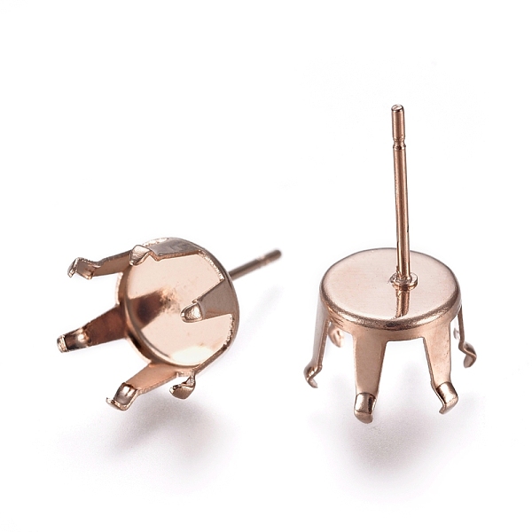PandaHall 304 Stainless Steel Stud Earring Findings, Prong Earring Settings, Rose Gold, Tray: 7mm, 17mm, Pin: 0.7mm 304 Stainless Steel...
PandaHall 304 Stainless Steel Stud Earring Findings, Prong Earring Settings, Rose Gold, Tray: 7mm, 17mm, Pin: 0.7mm 304 Stainless Steel...