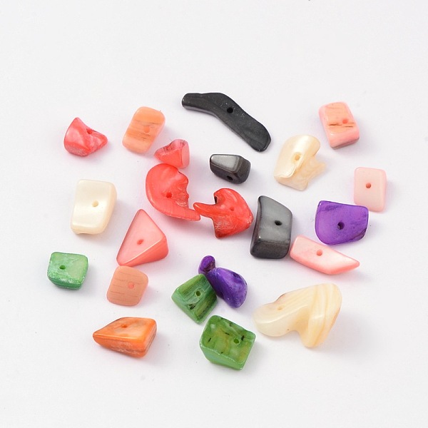 PandaHall Natural Shell Beads, Dyed, Mixed Color, about 9-19mm long, 7-15mm wide, 2.5-7mm thick, about 500pcs/500g Freshwater Shell Others..., Multicolor
PandaHall Natural Shell Beads, Dyed, Mixed Color, about 9-19mm long, 7-15mm wide, 2.5-7mm thick, about 500pcs/500g Freshwater Shell Others..., Multicolor