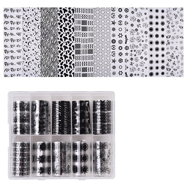 PandaHall Nail Art Transfer Stickers, Nail Decals, DIY Nail Tips Decoration for Women, Mixed Color, 40mm, anout 1m/roll, 10rolls/box Plastic..., Multicolor
PandaHall Nail Art Transfer Stickers, Nail Decals, DIY Nail Tips Decoration for Women, Mixed Color, 40mm, anout 1m/roll, 10rolls/box Plastic..., Multicolor