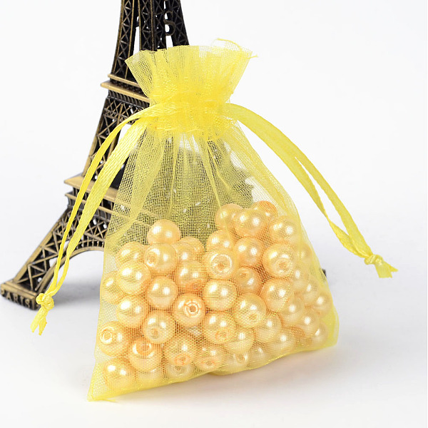 PandaHall Organza Gift Bags with Drawstring, Jewelry Pouches, Wedding Party Christmas Favor Gift Bags, Yellow, 9x7cm Organza Rectangle...
PandaHall Organza Gift Bags with Drawstring, Jewelry Pouches, Wedding Party Christmas Favor Gift Bags, Yellow, 9x7cm Organza Rectangle...