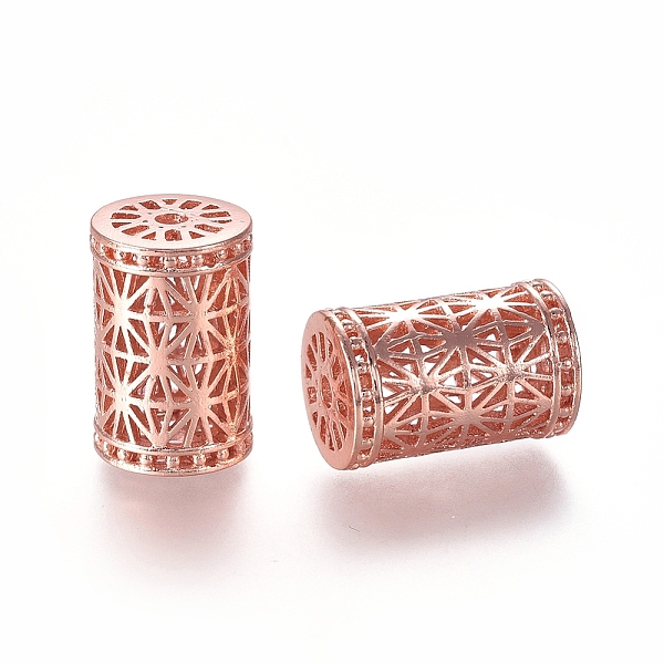PandaHall Hollow Brass Beads, Column, Real Rose Gold Plated, 18x12mm, Hole: 2mm Brass Column
PandaHall Hollow Brass Beads, Column, Real Rose Gold Plated, 18x12mm, Hole: 2mm Brass Column