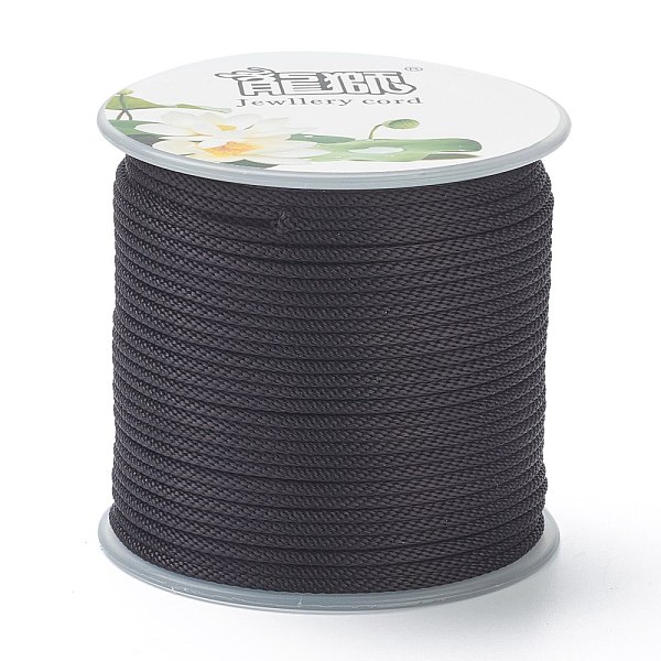 PandaHall Polyester Braided Cords, for Jewelry Making Beading Crafting, Black, 1.5mm, about 21.87 yards(20m)/roll Polyester Black
PandaHall Polyester Braided Cords, for Jewelry Making Beading Crafting, Black, 1.5mm, about 21.87 yards(20m)/roll Polyester Black