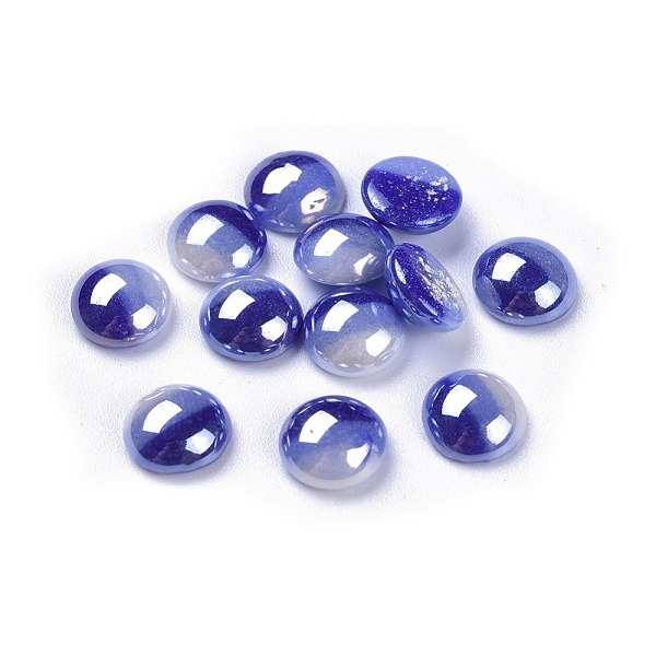 PandaHall Opaque Glass Cabochons, Stripe Pattern, Tri-color Stripe, Half Round, Colorful, 8x3.5mm Glass Half Round
PandaHall Opaque Glass Cabochons, Stripe Pattern, Tri-color Stripe, Half Round, Colorful, 8x3.5mm Glass Half Round