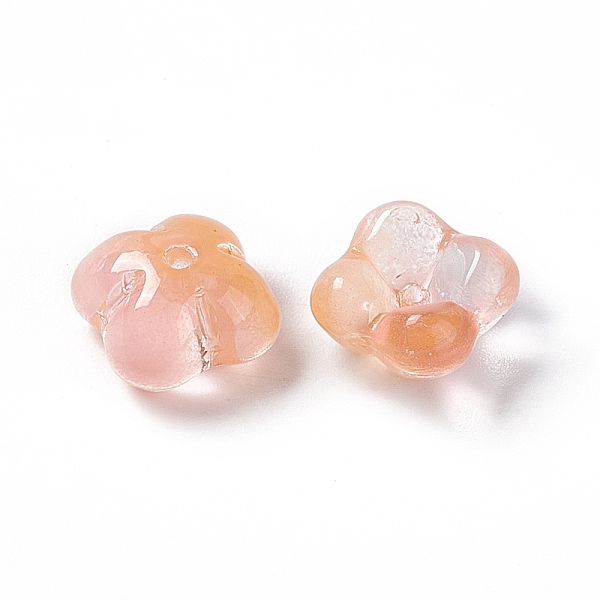 PandaHall Electroplate Glass Bead, Flower, Light Salmon, 11.5x11.5x5.5mm, Hole: 1.2mm Glass Flower
PandaHall Electroplate Glass Bead, Flower, Light Salmon, 11.5x11.5x5.5mm, Hole: 1.2mm Glass Flower