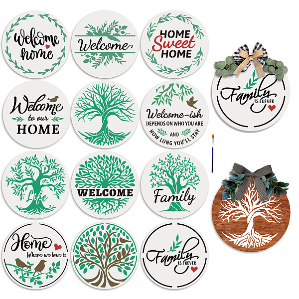 PandaHall MAYJOYDIY US 1 Set PET Hollow Out Drawing Painting Stencils, with 1Pc Art Paint Brushes, for DIY Scrapbook, Photo Album, Tree of...
PandaHall MAYJOYDIY US 1 Set PET Hollow Out Drawing Painting Stencils, with 1Pc Art Paint Brushes, for DIY Scrapbook, Photo Album, Tree of...