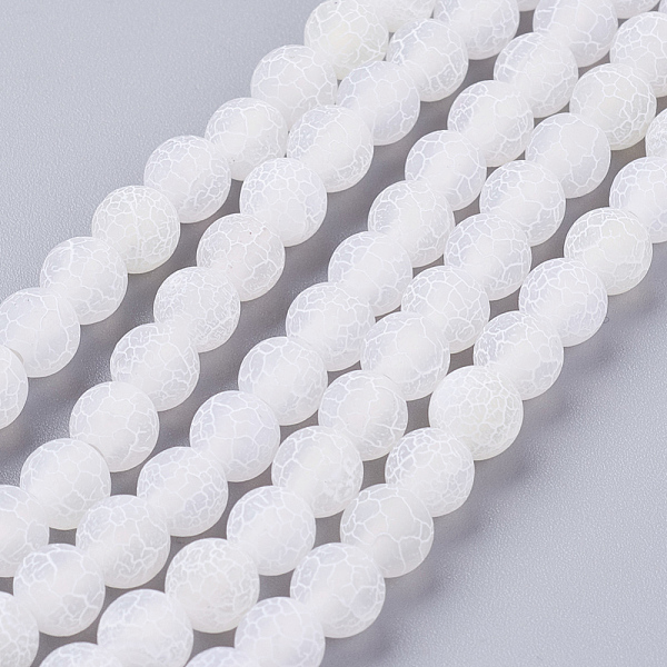 PandaHall Natural Crackle Agate Beads Strands, Dyed, Round, Grade A, White, 6mm, Hole: 1mm, about 63pcs/strand, 15.5 Crackle Agate Round...
PandaHall Natural Crackle Agate Beads Strands, Dyed, Round, Grade A, White, 6mm, Hole: 1mm, about 63pcs/strand, 15.5 Crackle Agate Round...