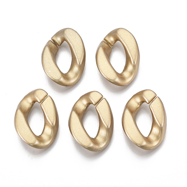 PandaHall Spray Painted CCB Plastic Linking Rings, Quick Link Connectors, For Jewelry Curb Chains Making, Twist, Gold, 23x16x5.5mm, Inner...
PandaHall Spray Painted CCB Plastic Linking Rings, Quick Link Connectors, For Jewelry Curb Chains Making, Twist, Gold, 23x16x5.5mm, Inner...