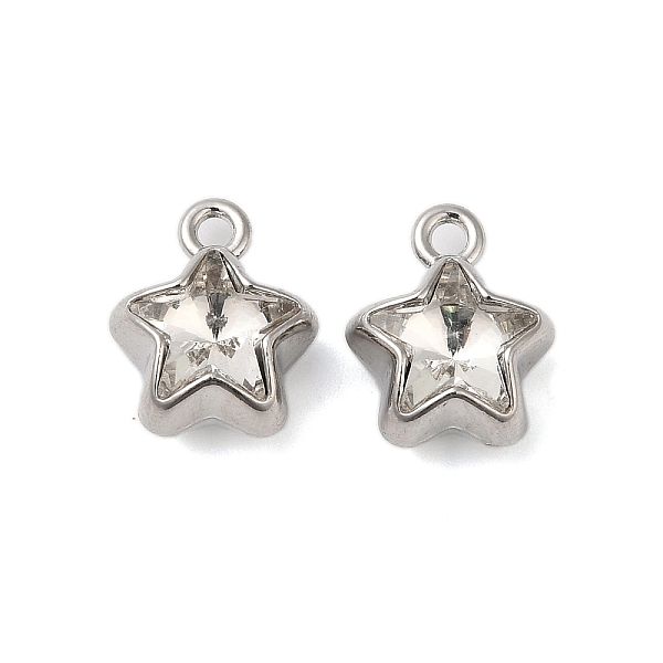 PandaHall Rack Plating Alloy Rhinestone Pendants, Cadmium Free & Lead Free, Star, Clear, 12.5x10x7mm, Hole: 1.6mm Alloy+Rhinestone Star...
PandaHall Rack Plating Alloy Rhinestone Pendants, Cadmium Free & Lead Free, Star, Clear, 12.5x10x7mm, Hole: 1.6mm Alloy+Rhinestone Star...