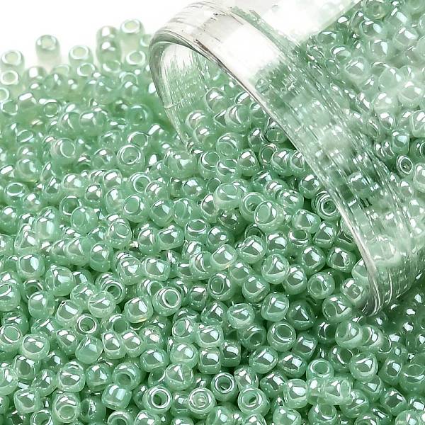 PandaHall TOHO Round Seed Beads, Japanese Seed Beads, (144) Ceylon Celery, 11/0, 2.2mm, Hole: 0.8mm, about 1103pcs/10g Glass Green
PandaHall TOHO Round Seed Beads, Japanese Seed Beads, (144) Ceylon Celery, 11/0, 2.2mm, Hole: 0.8mm, about 1103pcs/10g Glass Green