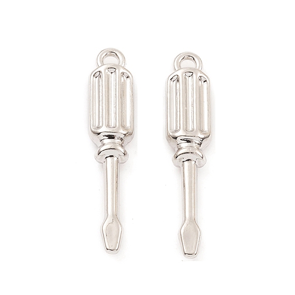 PandaHall Alloy Pendants, Long-Lasting Plated, Lead Free & Cadmium Free, Screwdriver, Platinum, 31x6x4.5mm, Hole: 1.8mm Alloy Tool
PandaHall Alloy Pendants, Long-Lasting Plated, Lead Free & Cadmium Free, Screwdriver, Platinum, 31x6x4.5mm, Hole: 1.8mm Alloy Tool