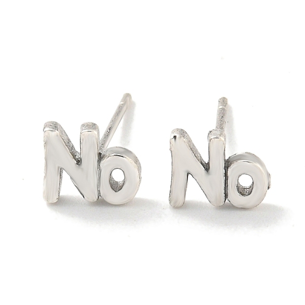 PandaHall Rack Plated Word No Brass Stud Earrings for Women, Lead Free & Cadmium Free, Long-Lasting Plated, Matte Silver Color, 6x7mm Brass...
PandaHall Rack Plated Word No Brass Stud Earrings for Women, Lead Free & Cadmium Free, Long-Lasting Plated, Matte Silver Color, 6x7mm Brass...