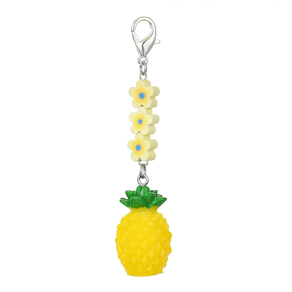 PandaHall Fruit Resin Pendant Decoration, Zinc Alloy Lobster Claw Clasps and Flower Polymer Clay Beads Charm, Pineapple, 84mm Resin...
PandaHall Fruit Resin Pendant Decoration, Zinc Alloy Lobster Claw Clasps and Flower Polymer Clay Beads Charm, Pineapple, 84mm Resin...