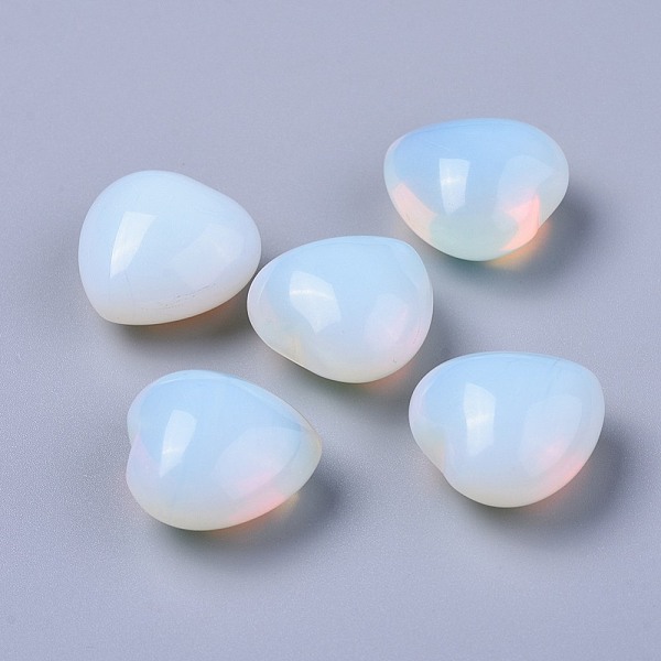 PandaHall Synthetic Opalite Beads, No Hole/Undrilled, Heart, 20x20x13~13.5mm Opalite Heart
PandaHall Synthetic Opalite Beads, No Hole/Undrilled, Heart, 20x20x13~13.5mm Opalite Heart