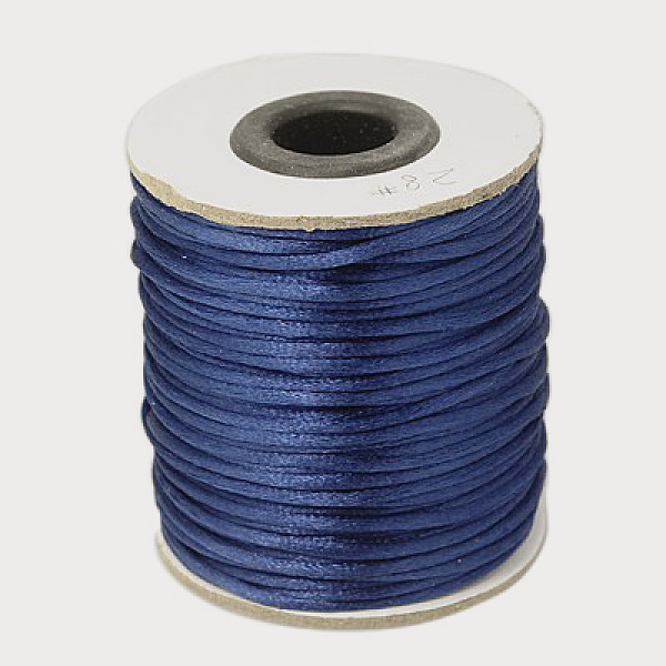 PandaHall Nylon Cord, Satin Rattail Cord, for Beading Jewelry Making, Chinese Knotting, Steel Blue, 2mm, about 50yards/roll(150 feet/roll)...
PandaHall Nylon Cord, Satin Rattail Cord, for Beading Jewelry Making, Chinese Knotting, Steel Blue, 2mm, about 50yards/roll(150 feet/roll)...