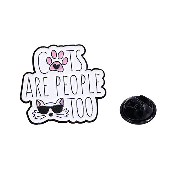 PandaHall Word & Cat Alloy Enamel Pin Brooch, for Backpack Clothes, Glasses, 28x30x1.5mm Alloy+Enamel Glasses
PandaHall Word & Cat Alloy Enamel Pin Brooch, for Backpack Clothes, Glasses, 28x30x1.5mm Alloy+Enamel Glasses