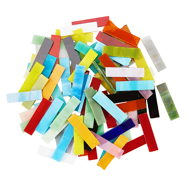 PandaHall Transparent Glass Cabochons, Mosaic Tiles, for Home Decoration or DIY Crafts, Rectangle, Mixed Color, 41x10x3mm, 260g/box Glass..., Multicolor
PandaHall Transparent Glass Cabochons, Mosaic Tiles, for Home Decoration or DIY Crafts, Rectangle, Mixed Color, 41x10x3mm, 260g/box Glass..., Multicolor