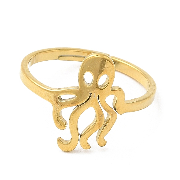 PandaHall 304 Stainless Steel Adjustable Rings, Octopus, Golden, US Size 6 1/4(16.7mm) 304 Stainless Steel Octopus
PandaHall 304 Stainless Steel Adjustable Rings, Octopus, Golden, US Size 6 1/4(16.7mm) 304 Stainless Steel Octopus