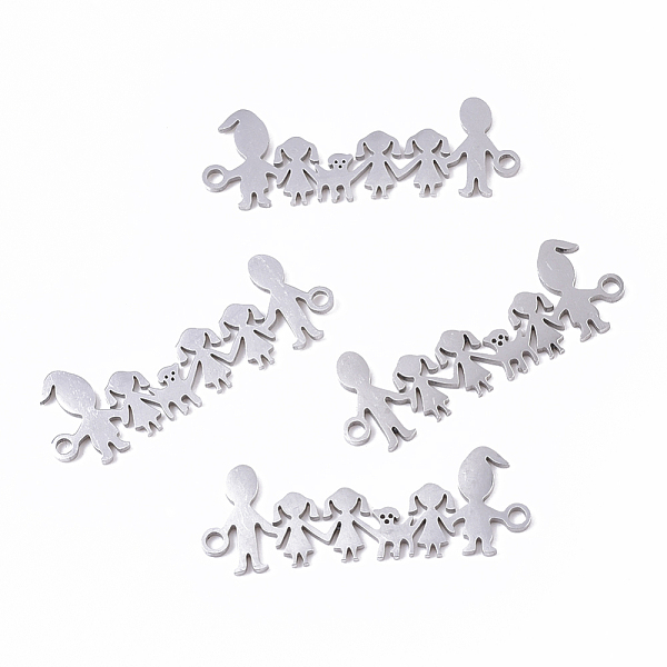 PandaHall 201 Stainless Steel Links connectors, Laser Cut, Family, Stainless Steel Color, 11x31x1mm, Hole: 1.5mm 201 Stainless Steel Human
PandaHall 201 Stainless Steel Links connectors, Laser Cut, Family, Stainless Steel Color, 11x31x1mm, Hole: 1.5mm 201 Stainless Steel Human