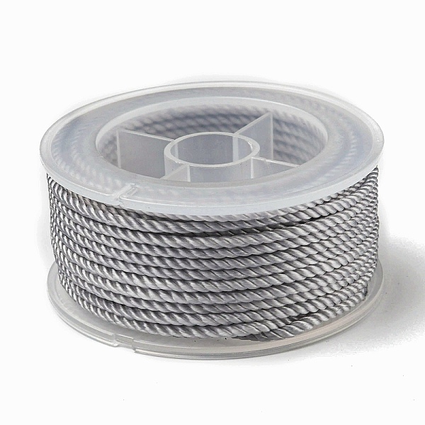 PandaHall Round Nylon Cords, Milan Cords/Twisted Cords, Light Steel Blue, 2.5mm, about 10.93 yards(10m)/roll Nylon Blue
PandaHall Round Nylon Cords, Milan Cords/Twisted Cords, Light Steel Blue, 2.5mm, about 10.93 yards(10m)/roll Nylon Blue