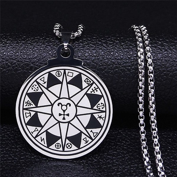 PandaHall 304 Stainless Steel Pendant Necklaces for Women Men, 12 Constellation, Stainless Steel Color, 19.57 inch(49.7cm) 304 Stainless...
PandaHall 304 Stainless Steel Pendant Necklaces for Women Men, 12 Constellation, Stainless Steel Color, 19.57 inch(49.7cm) 304 Stainless...