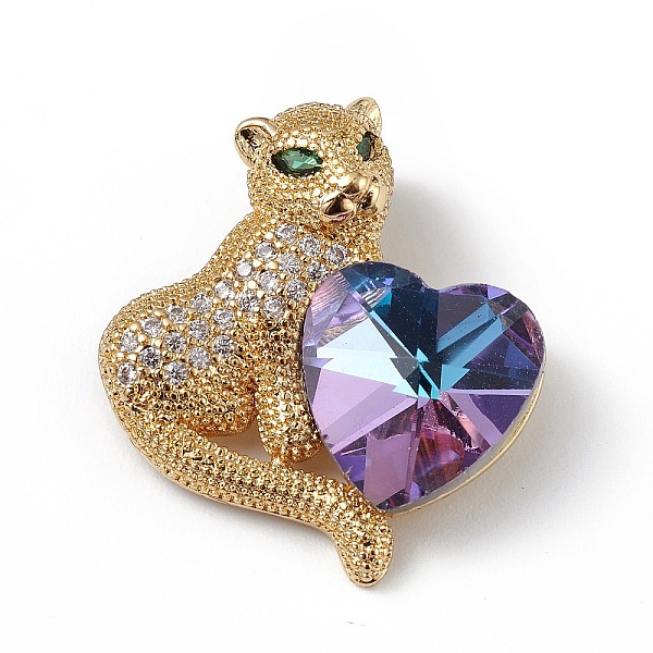 PandaHall Real 18K Gold Plated Rack Plating Brass Micro Pave Clear Cubic Zirconia Pendants, with Glass, Long-Lasting Plated, Cadmium Free &...
PandaHall Real 18K Gold Plated Rack Plating Brass Micro Pave Clear Cubic Zirconia Pendants, with Glass, Long-Lasting Plated, Cadmium Free &...