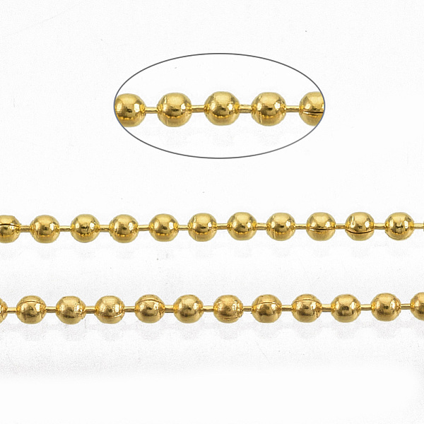 PandaHall Brass Ball Chains, Long-Lasting Plated, Soldered, with Spool, Cadmium Free & Nickel Free & Lead Free, Golden, 1.2mm, about 301.83...
PandaHall Brass Ball Chains, Long-Lasting Plated, Soldered, with Spool, Cadmium Free & Nickel Free & Lead Free, Golden, 1.2mm, about 301.83...