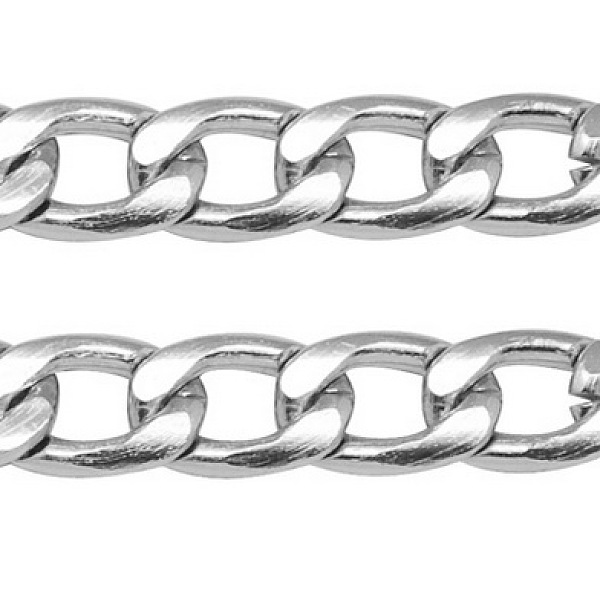 PandaHall Aluminum Twisted Chains Curb Chains, Unwelded, Lead Free and Nickel Free, Oxidated in Silver, Size: about Chain: 12mm long, 7mm...
PandaHall Aluminum Twisted Chains Curb Chains, Unwelded, Lead Free and Nickel Free, Oxidated in Silver, Size: about Chain: 12mm long, 7mm...