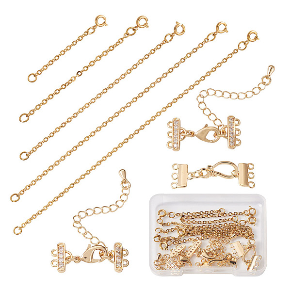 PandaHall 2Pcs Brass Hook and S-Hook Clasps, with 2 Sets Necklace Layering Clasps, 5Pcs 304 Stainless Steel Spring Ring Clasps, for DIY...
PandaHall 2Pcs Brass Hook and S-Hook Clasps, with 2 Sets Necklace Layering Clasps, 5Pcs 304 Stainless Steel Spring Ring Clasps, for DIY...
