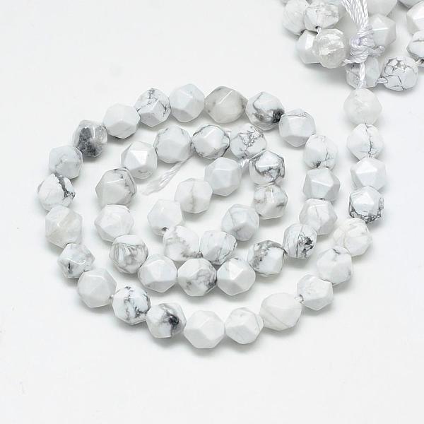 PandaHall Natural Howlite Beads Strands, Star Cut Round Beads, Faceted, 7.5~8x6.5~7mm, Hole: 1.5mm, about 46pcs/strand, 15.5 inch Howlite...
PandaHall Natural Howlite Beads Strands, Star Cut Round Beads, Faceted, 7.5~8x6.5~7mm, Hole: 1.5mm, about 46pcs/strand, 15.5 inch Howlite...