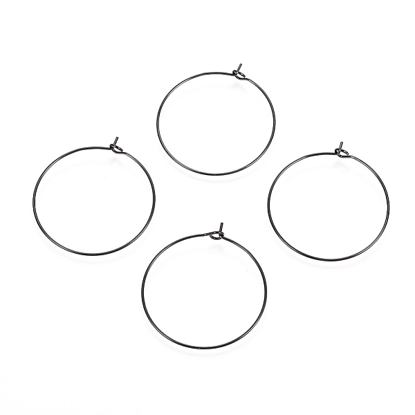 PandaHall 316L Surgical Stainless Steel Hoop Earring Findings, Wine Glass Charms Findings, Electrophoresis Black, 25x0.8mm, 20 Gauge 316L...
PandaHall 316L Surgical Stainless Steel Hoop Earring Findings, Wine Glass Charms Findings, Electrophoresis Black, 25x0.8mm, 20 Gauge 316L...