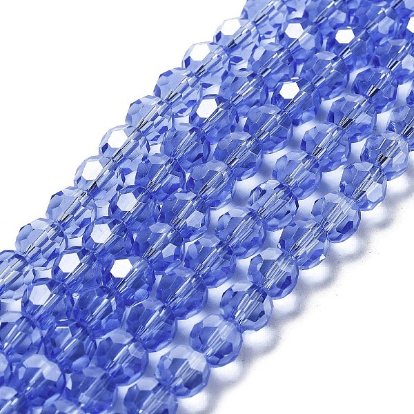 PandaHall Electroplate Transparent Glass Beads Strands, Faceted(32 Facets), Round, Pearl Luster Plated, Blue, 8mm, Hole: 1mm, about...
PandaHall Electroplate Transparent Glass Beads Strands, Faceted(32 Facets), Round, Pearl Luster Plated, Blue, 8mm, Hole: 1mm, about...