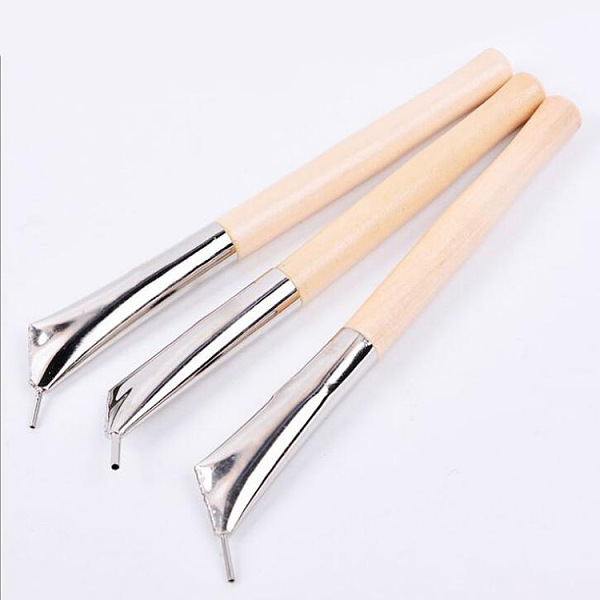 PandaHall Stainless Steel Pottery Clay Sculpture Wax Tools Set, 17.2~18.2cm, 3pcs/set Stainless Steel
PandaHall Stainless Steel Pottery Clay Sculpture Wax Tools Set, 17.2~18.2cm, 3pcs/set Stainless Steel